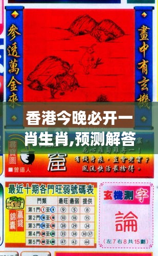 香港和彩王中王精準(zhǔn)一肖，揭秘彩票預(yù)測之謎，揭秘彩票預(yù)測之謎，香港和彩王中王精準(zhǔn)預(yù)測一肖技巧