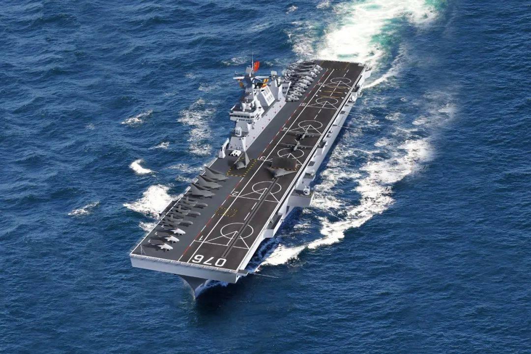 第二艘075正式命名，中國海軍兩棲攻擊艦邁入新時(shí)代，中國海軍第二艘075型兩棲攻擊艦正式命名，邁入新時(shí)代
