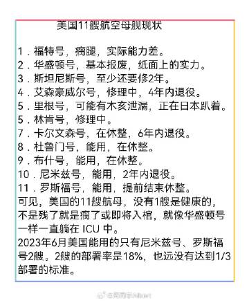 美國(guó)11艘航母現(xiàn)狀，全球海軍力量的巔峰之作，美國(guó)11艘航母全球海軍力量的巔峰現(xiàn)狀揭秘