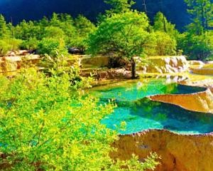 自己去九寨溝旅游攻略，探索神秘的自然美景，探索自然秘境，九寨溝旅游攻略，暢游神秘美景