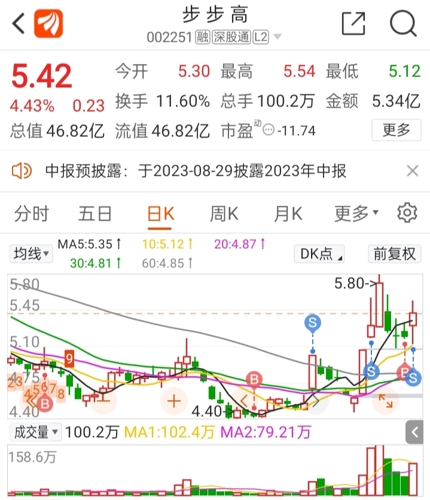 關(guān)于股票代碼002251步步高股票行情的全面解析，股票代碼002251步步高股票行情深度解析